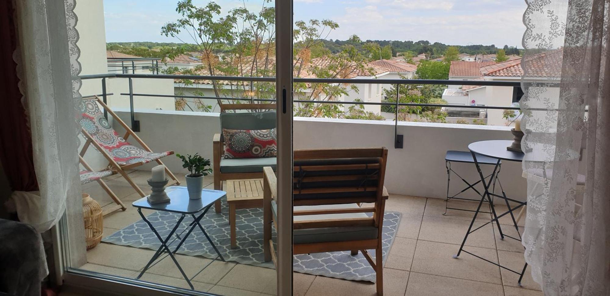 Appartement T2 A 10 Min De Montpellier Vendargues Buitenkant foto
